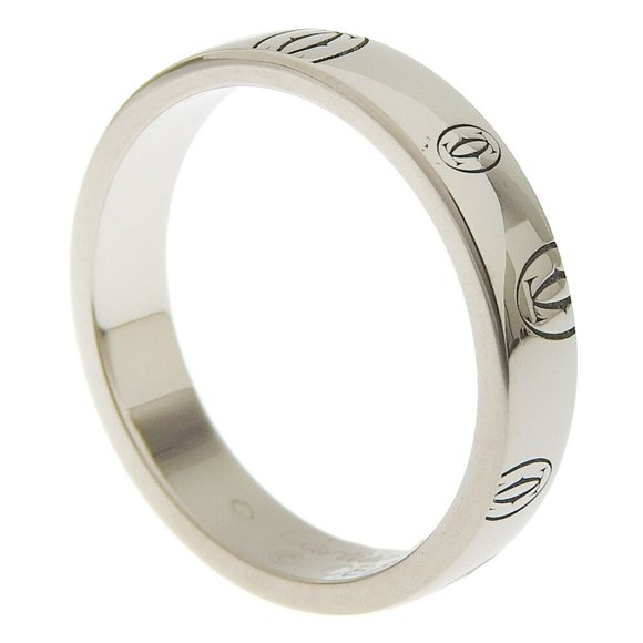 CARTIER Cartier Happy Birthday K18 White Gold No. 13 Women's Ring - Picture 3 of 6